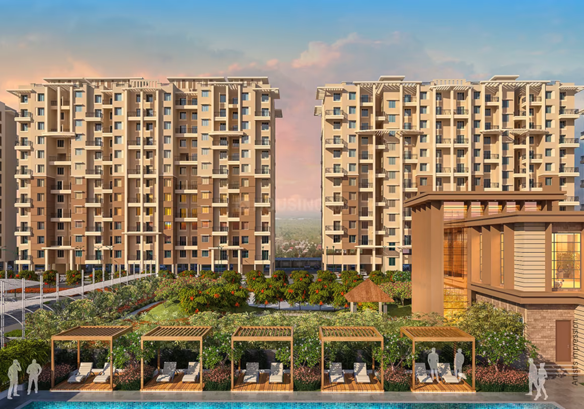 Nyati Elan Central I and South I in Wagholi, Pune