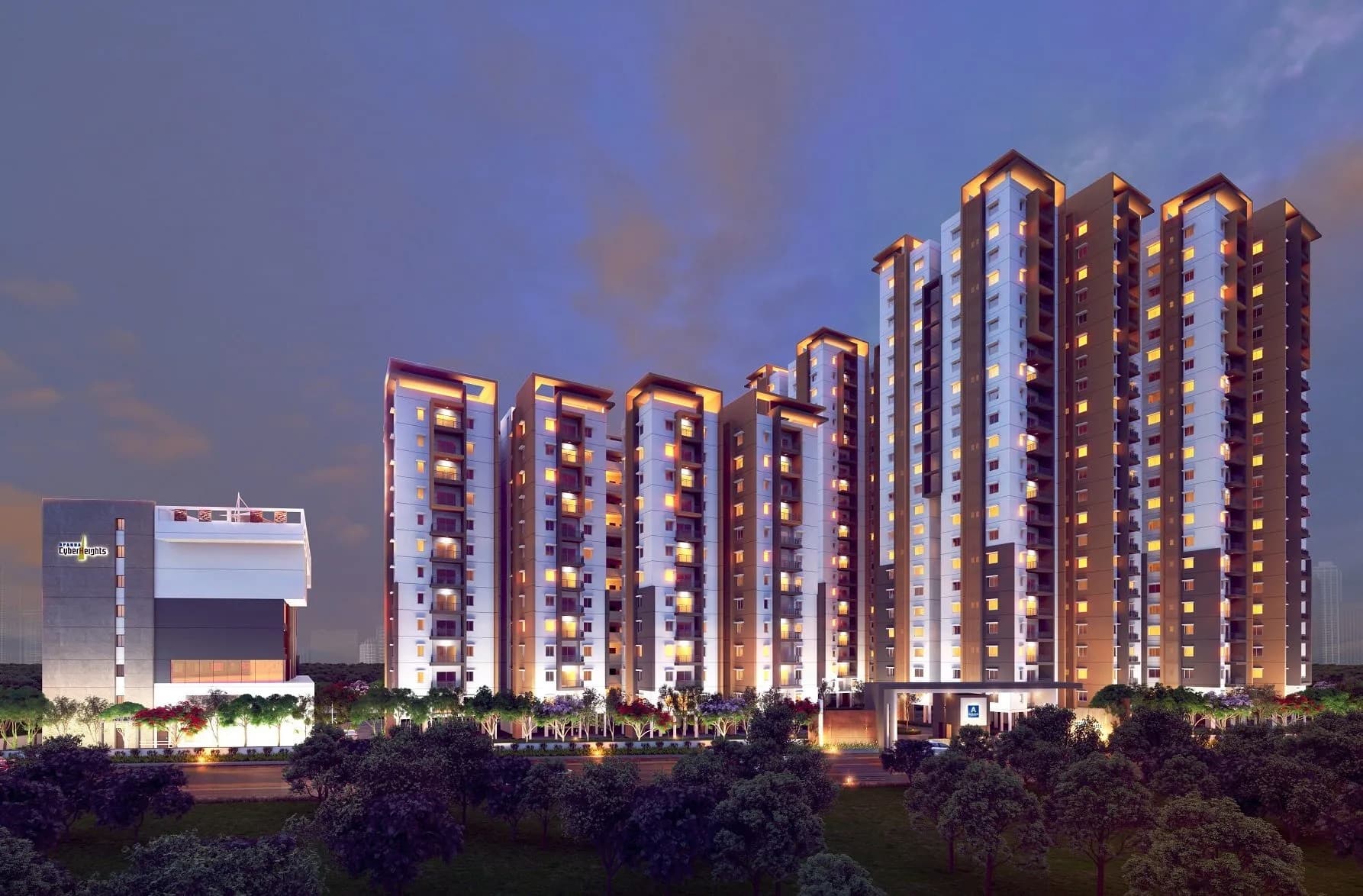 Aparna CyberHeights in Osman Nagar, Hyderabad